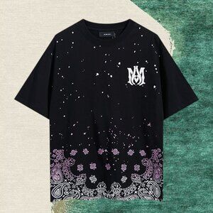 AMIRI Men's Black Short Sleeve